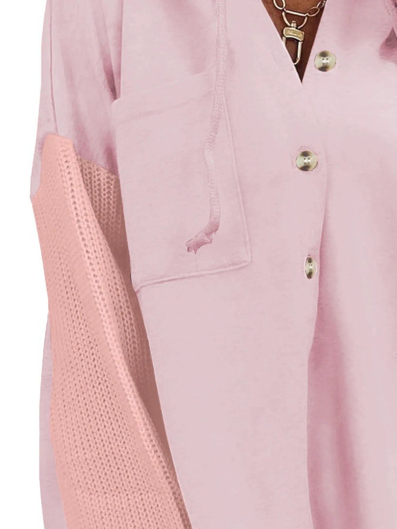 Comfortable Button Up Hoodie with Drawstring - Bela Fils BoutiqueBela Fils Boutique