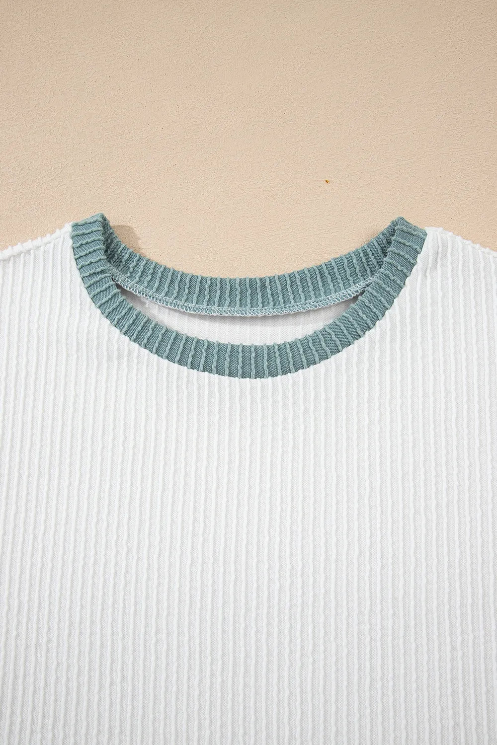 Contrast Trim Ribbed Knit Sleeveless Top - Bela Fils BoutiqueBela Fils Boutique