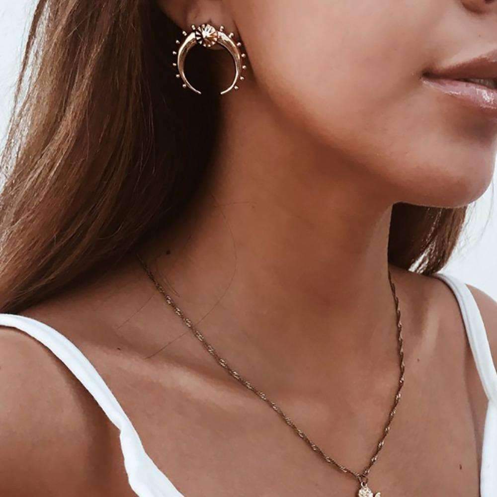 Crescent Moon Earrings - Bela Fils BoutiqueEarringsBela Fils Boutique