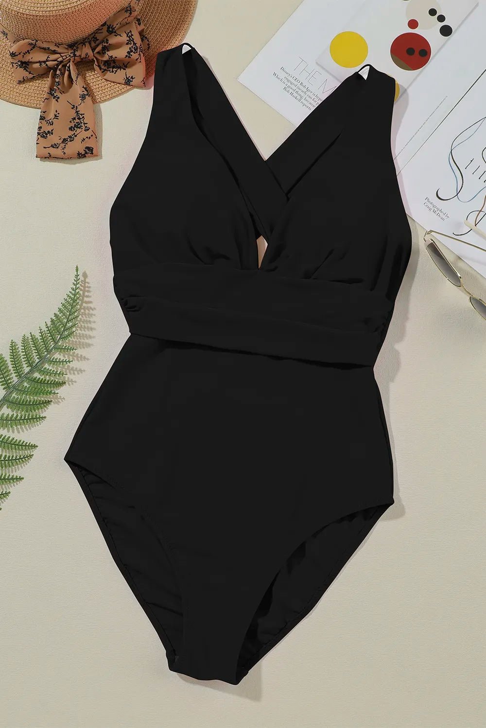 Crisscross Wide Strap One - Piece Swimwear - Bela Fils BoutiqueBela Fils Boutique