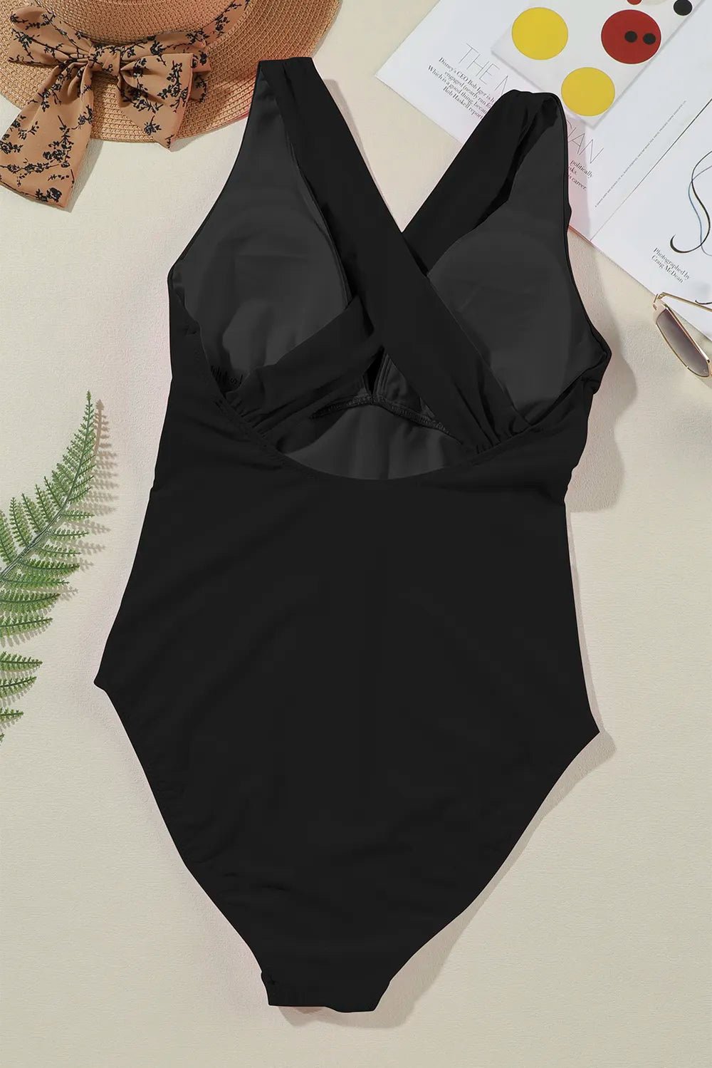 Crisscross Wide Strap One - Piece Swimwear - Bela Fils BoutiqueBela Fils Boutique