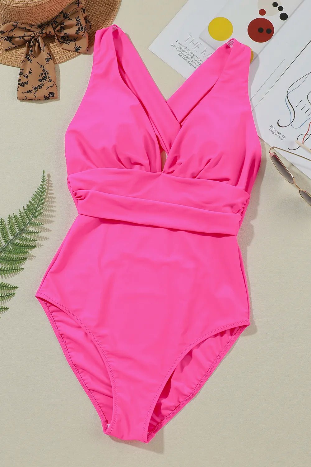 Crisscross Wide Strap One - Piece Swimwear - Bela Fils BoutiqueBela Fils Boutique