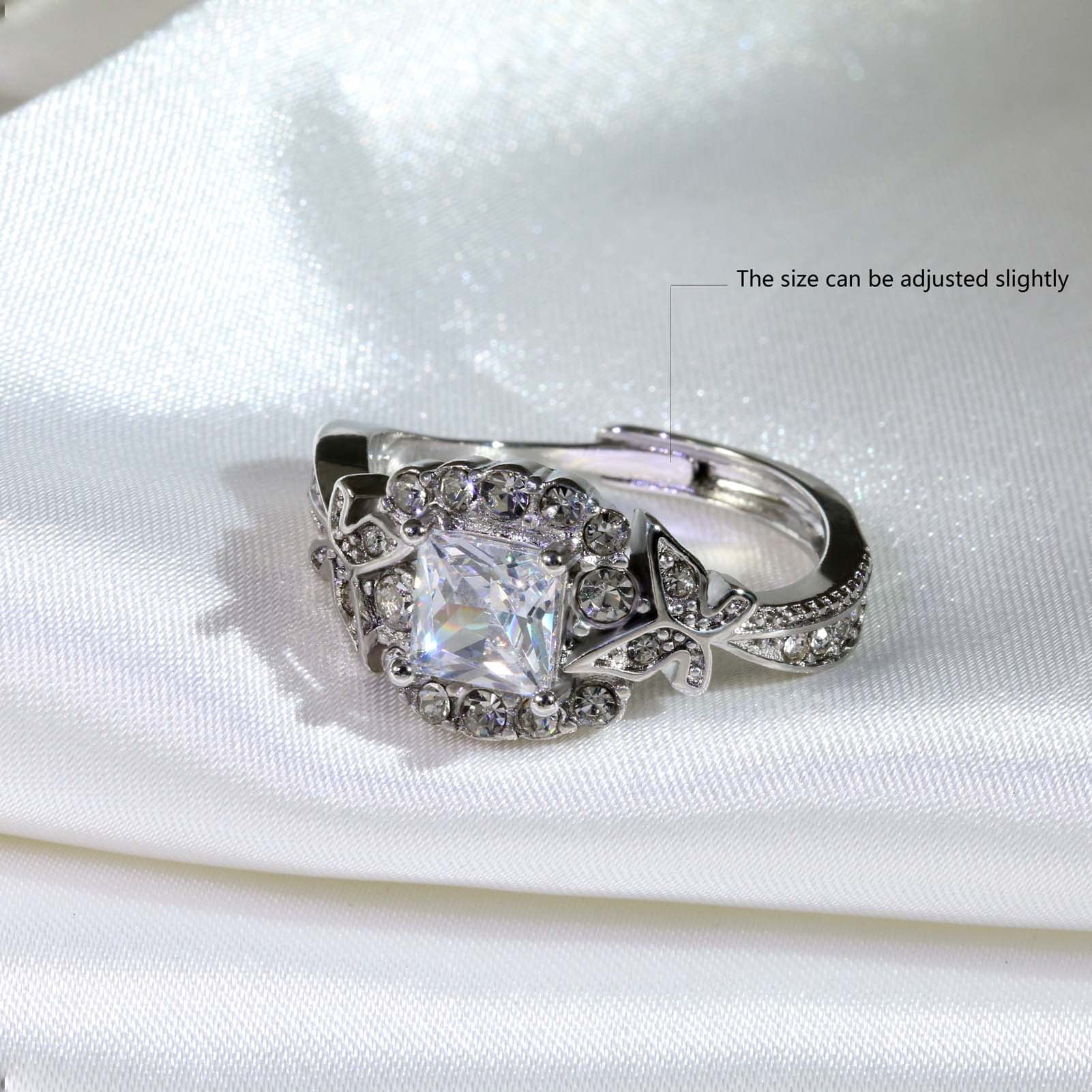 CZ wedding rings for couples - Bela Fils BoutiqueBela Fils Boutique