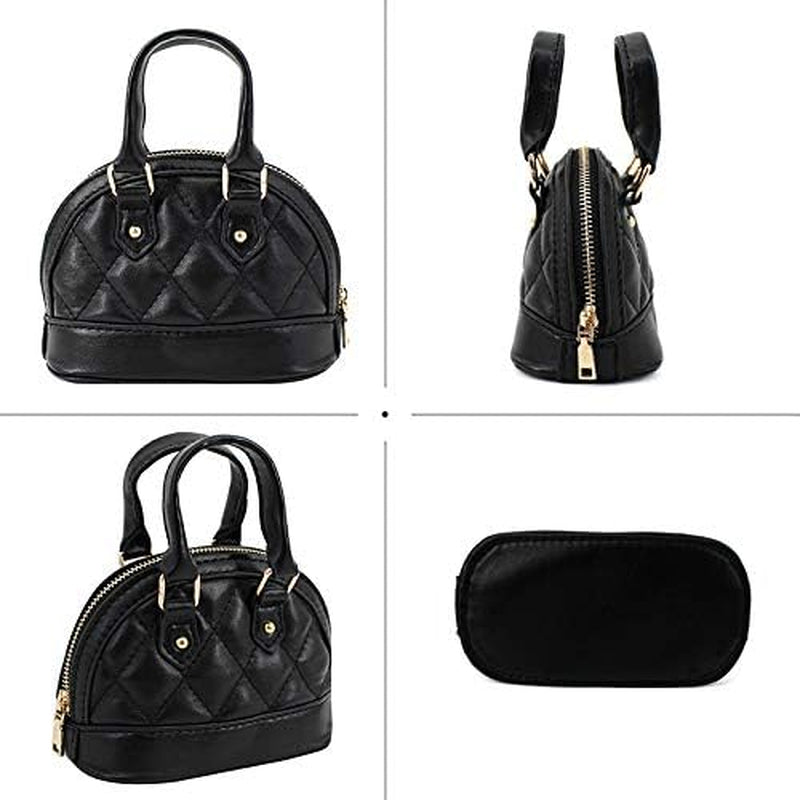 Girls Mini Shell Satchel Purse Cute Top Handle Handbag Chain Crossbody Bag