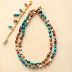 Eternity Semi-Precious Stones Necklace