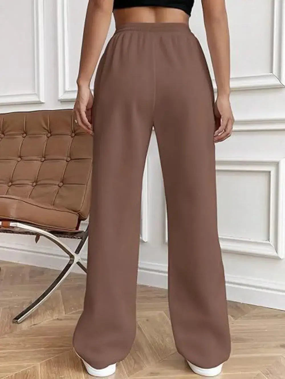 Drawstring wide leg pants with pockets - Bela Fils BoutiqueBela Fils Boutique