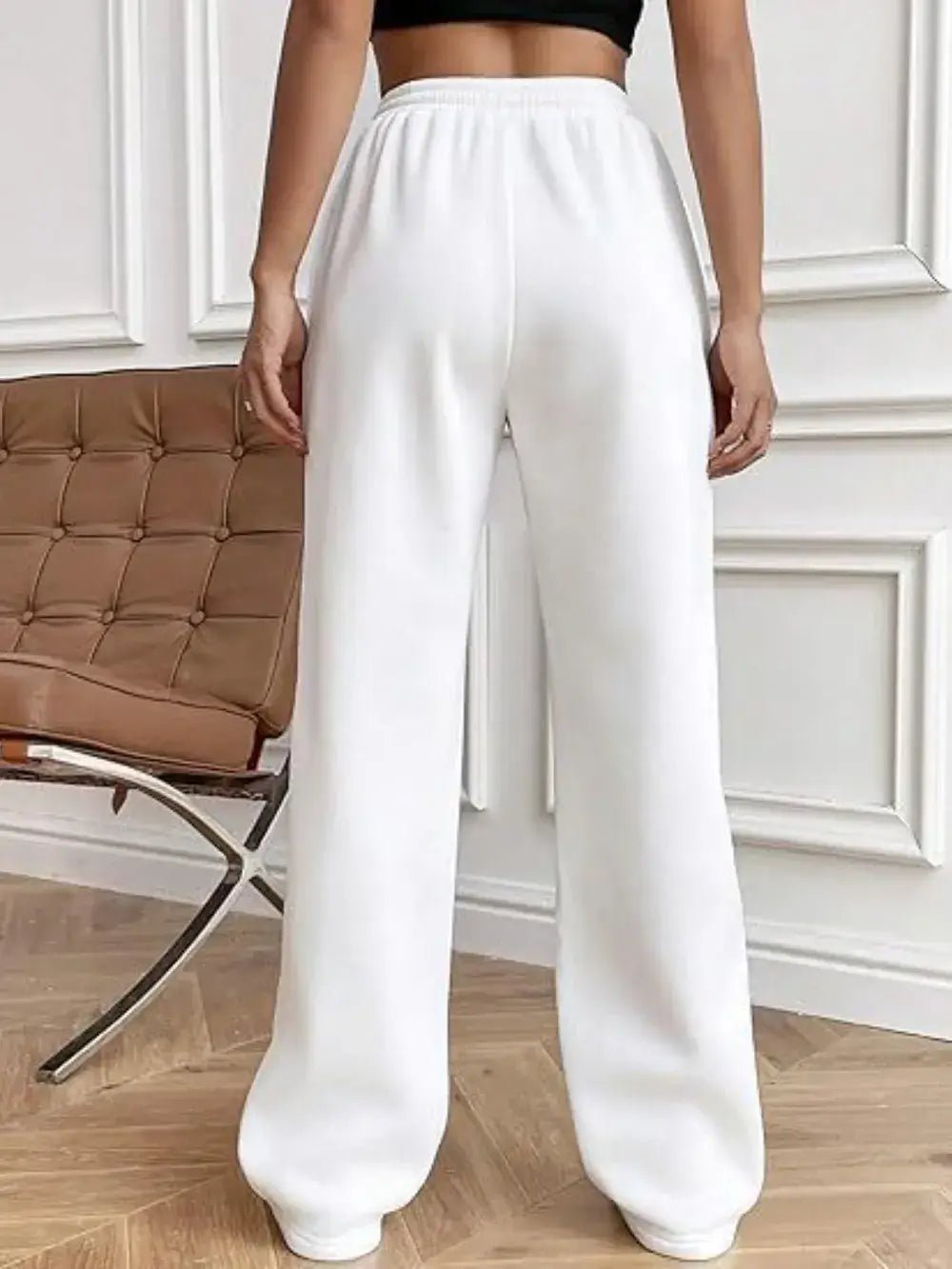 Drawstring wide leg pants with pockets - Bela Fils BoutiqueBela Fils Boutique