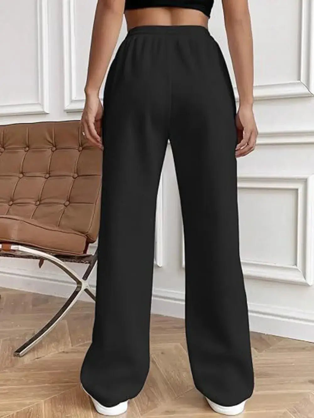 Drawstring wide leg pants with pockets - Bela Fils BoutiqueBela Fils Boutique