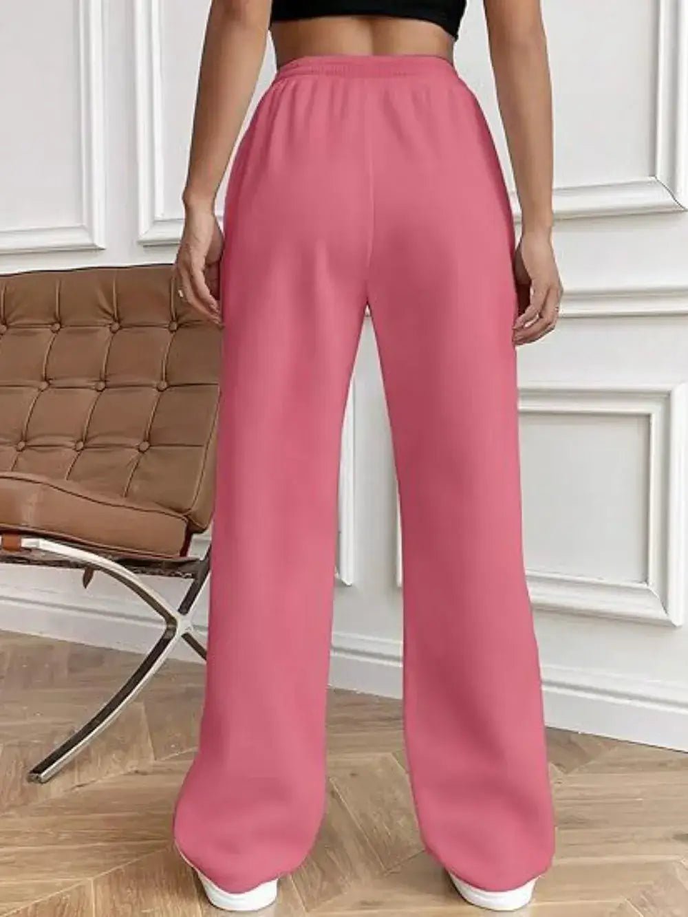Drawstring wide leg pants with pockets - Bela Fils BoutiqueBela Fils Boutique