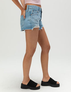 LEVI'S Premium 501 Original Fit High Rise Womens Denim Shorts - Luxor Heat