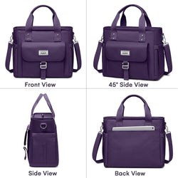 Lunch Bag for Men Women, Large Lunch Box Tote for Work, Adult Insulated Leakproof Cooler Bag with Side Pocket & Adjustable Shoulder Strap Lunch Purse,Lunchbag for Picnic Hiking Beach
