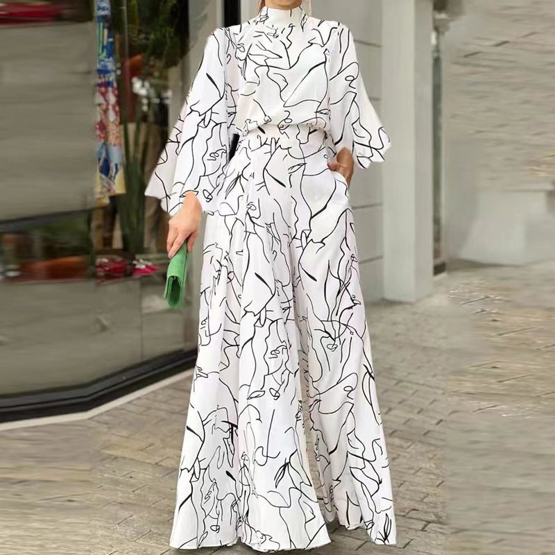 European Style Autumn Striped Jumpsuit for Women - Bela Fils BoutiqueBela Fils Boutique