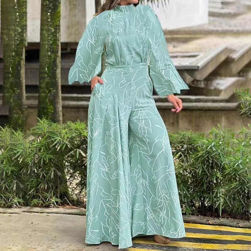 European Style Autumn Striped Jumpsuit for Women - Bela Fils BoutiqueBela Fils Boutique