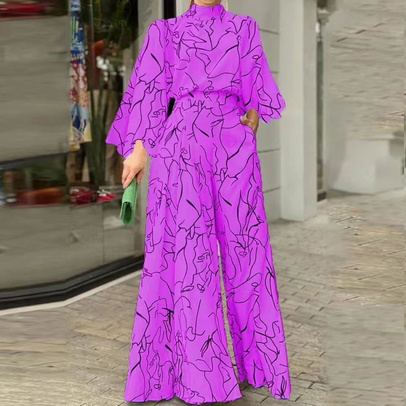 European Style Autumn Striped Jumpsuit for Women - Bela Fils BoutiqueBela Fils Boutique