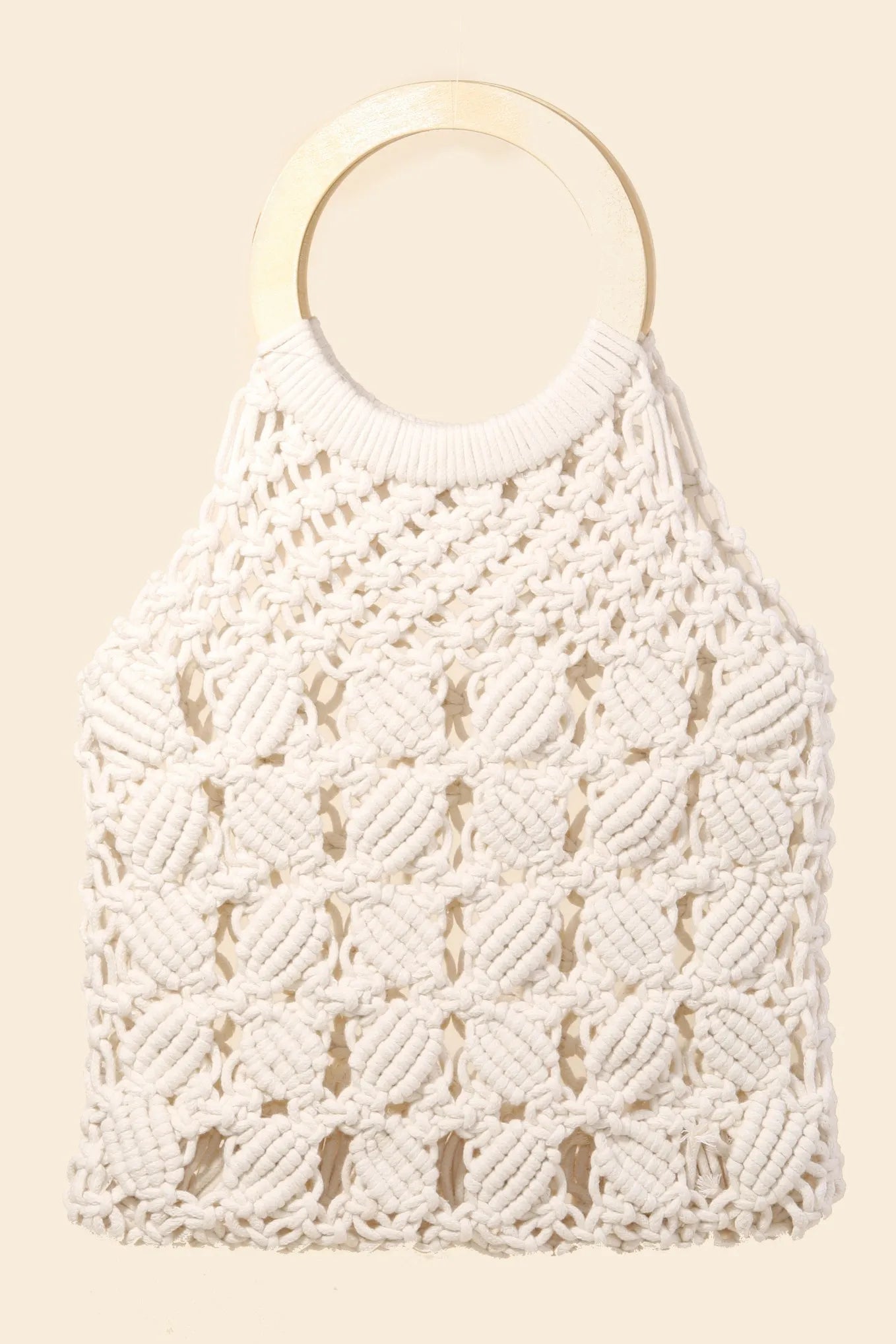 Fame Boho Braided Wooden Top Handle Bag - Bela Fils BoutiqueBela Fils Boutique