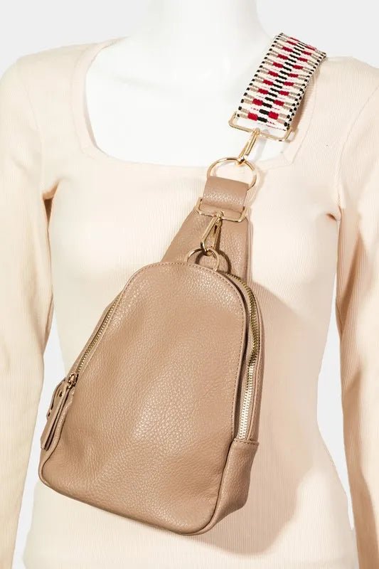 Fame Single Strap Faux Leather Sing Bag - Bela Fils BoutiqueBela Fils Boutique