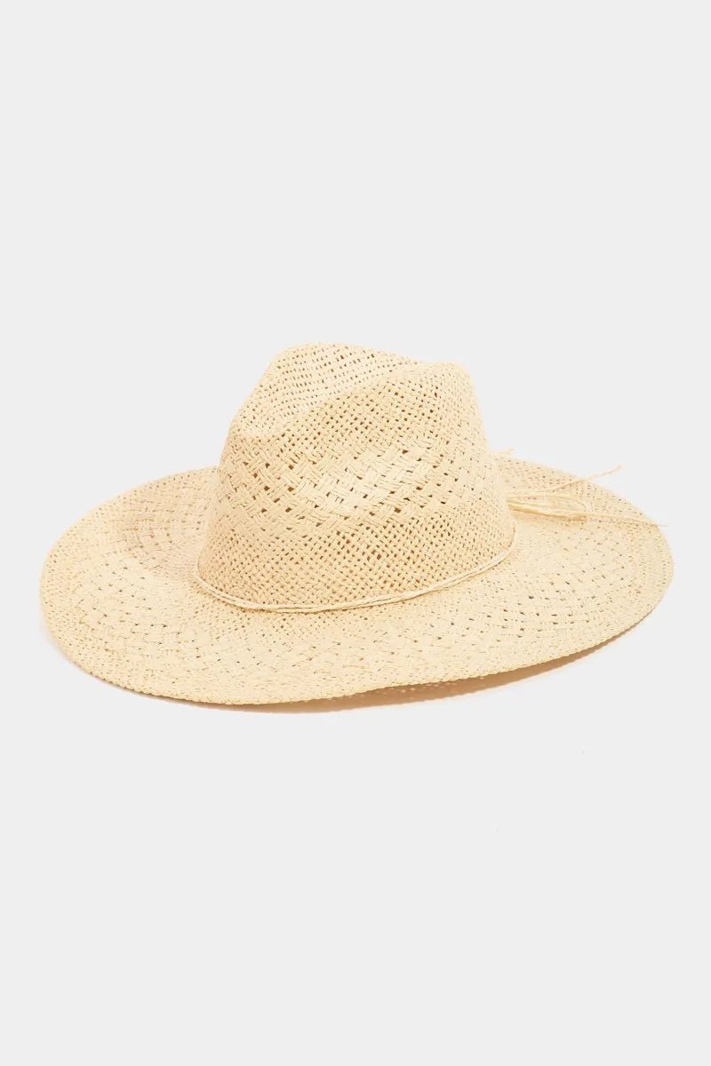 Fame Straw Braided Sun Hat - Bela Fils BoutiqueBela Fils Boutique