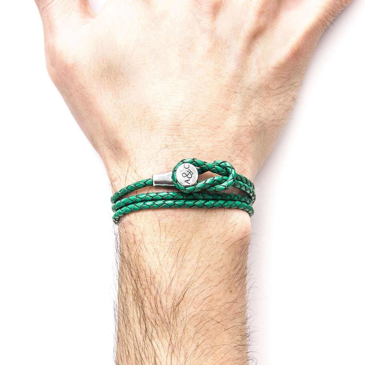 Fern Green Dundee Silver & Leather Bracelet - Bela Fils BoutiqueJewelry & WatchesBela Fils Boutique