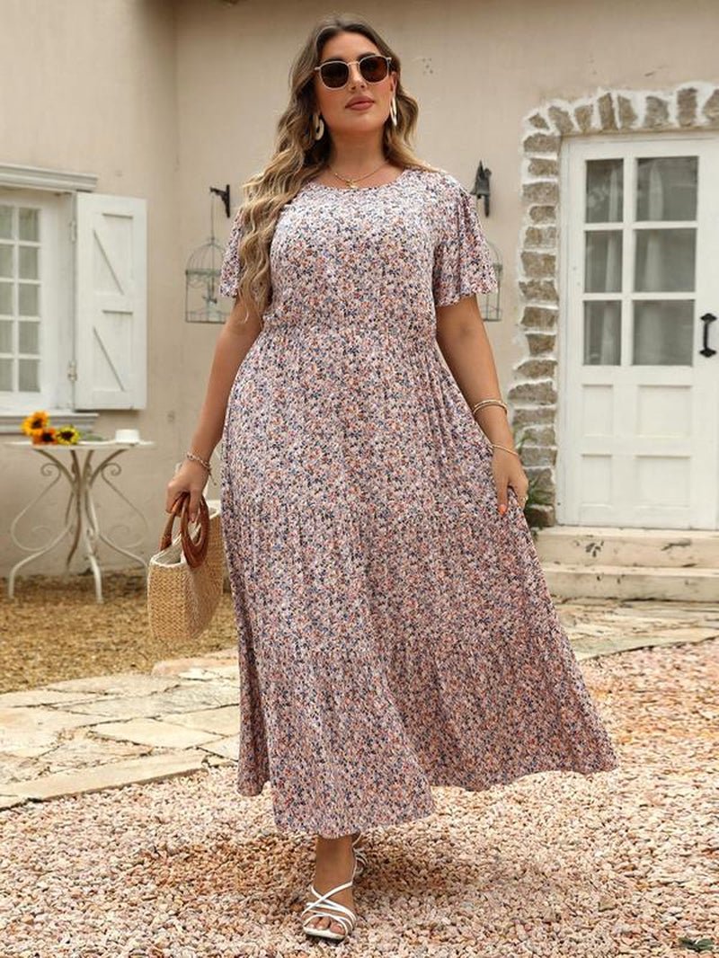 Floerns Women’s Ditsy Floral Sweetheart Neckline Dress - Bela Fils BoutiqueBela Fils Boutique