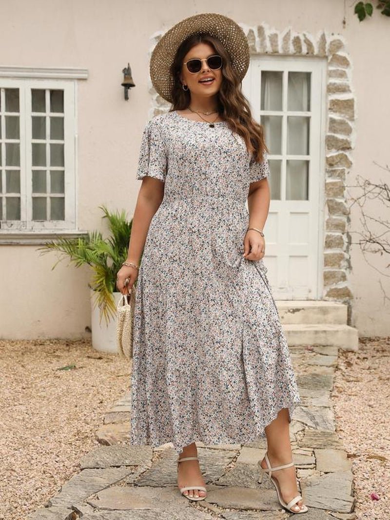 Floerns Women’s Ditsy Floral Sweetheart Neckline Dress - Bela Fils BoutiqueBela Fils Boutique