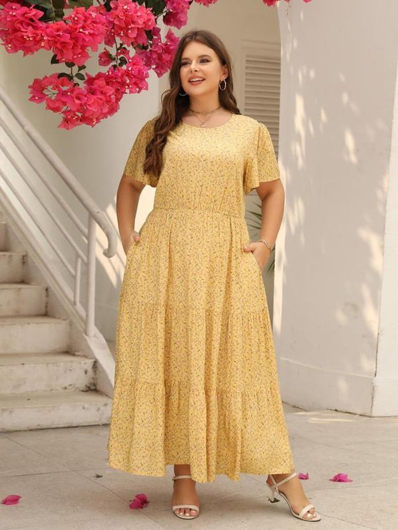 Floerns Women’s Ditsy Floral Sweetheart Neckline Dress - Bela Fils BoutiqueBela Fils Boutique