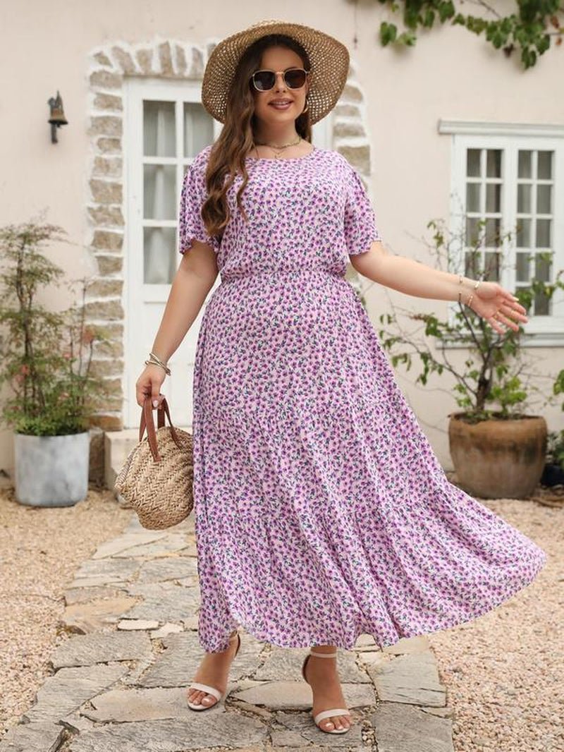 Floerns Women’s Ditsy Floral Sweetheart Neckline Dress - Bela Fils BoutiqueBela Fils Boutique