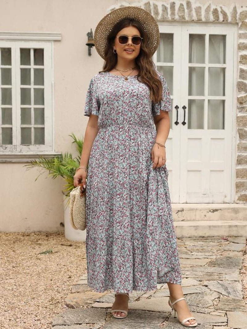 Floerns Women’s Ditsy Floral Sweetheart Neckline Dress - Bela Fils BoutiqueBela Fils Boutique