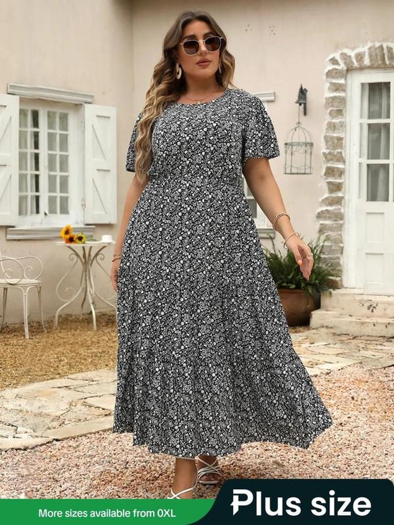 Floerns Women’s Ditsy Floral Sweetheart Neckline Dress - Bela Fils BoutiqueBela Fils Boutique