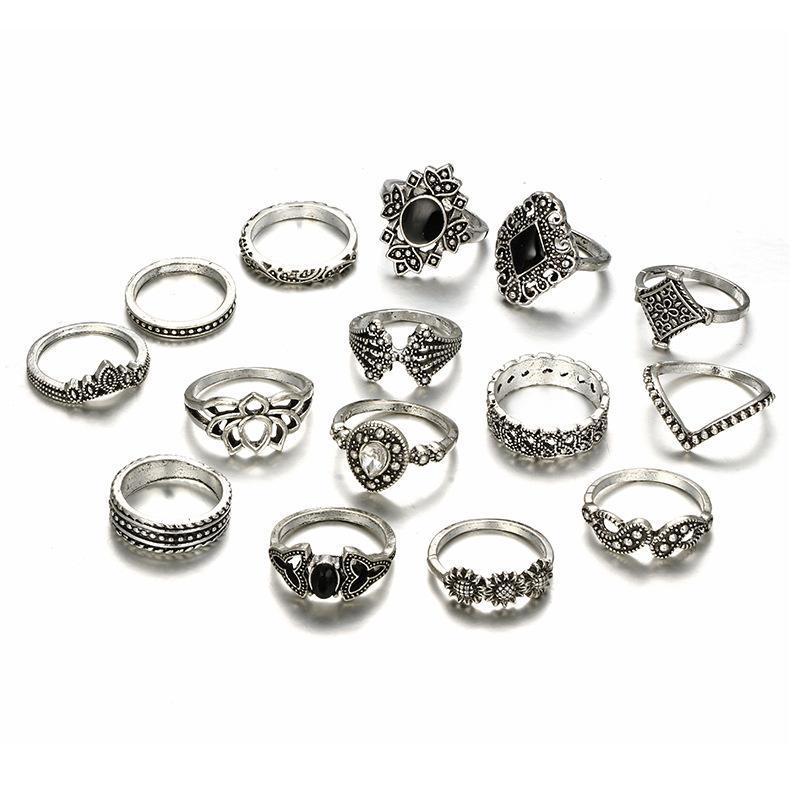 Flower Ring Set - Bela Fils BoutiqueRingsBela Fils Boutique