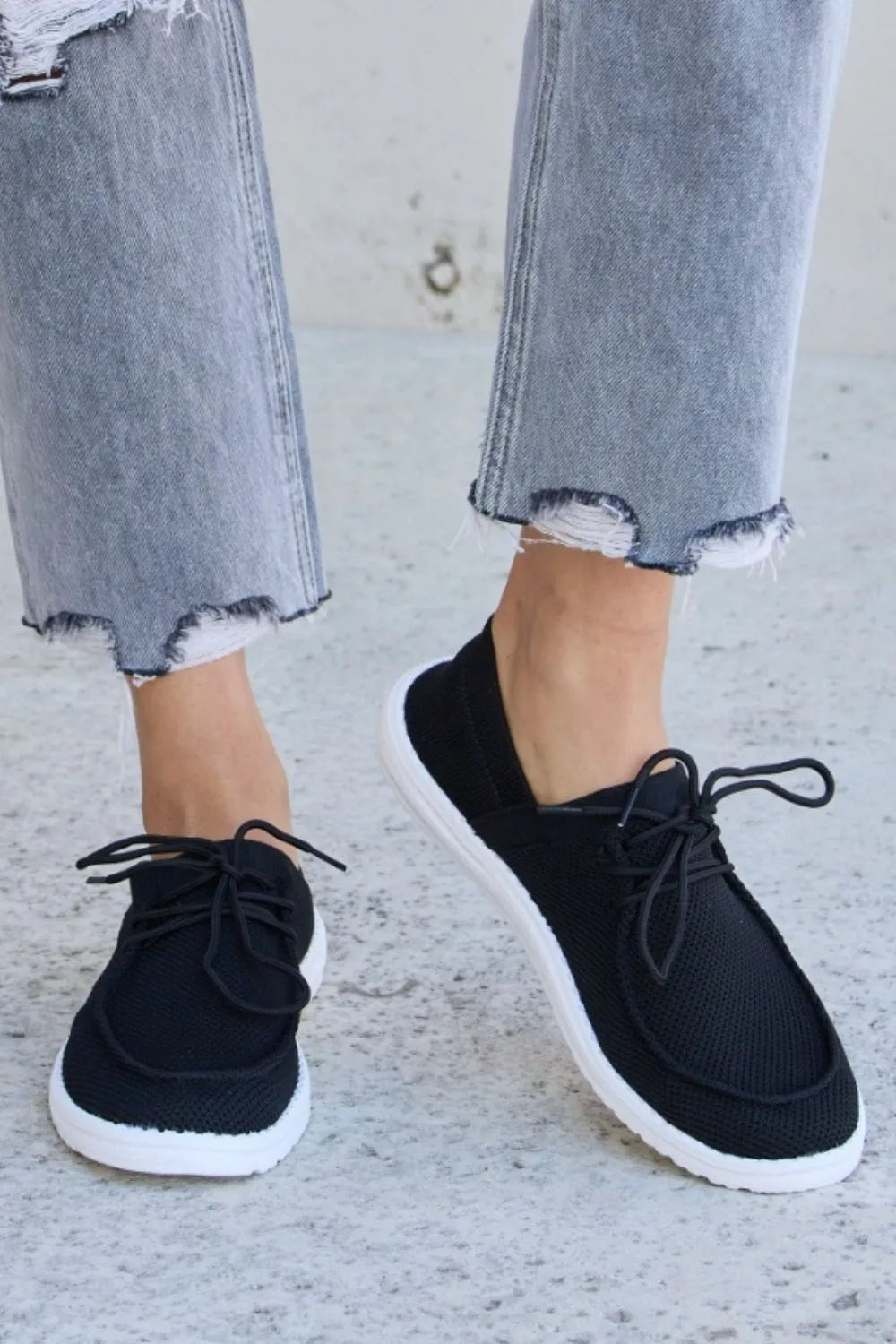 Forever Link Flat Round Toe Lace - Up Sneakers - Bela Fils BoutiqueBela Fils Boutique