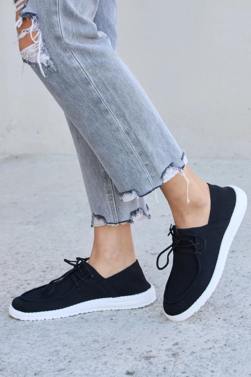 Forever Link Flat Round Toe Lace - Up Sneakers - Bela Fils BoutiqueBela Fils Boutique