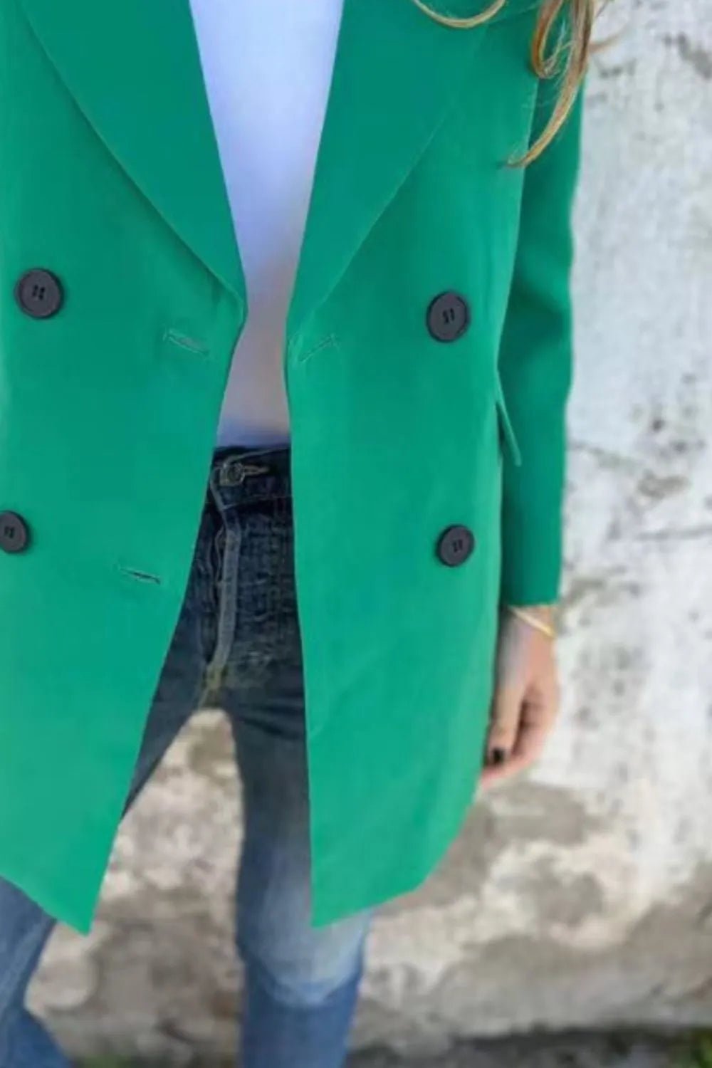 Full Size Collared Neck Long Sleeve Blazer - Bela Fils BoutiqueBela Fils Boutique