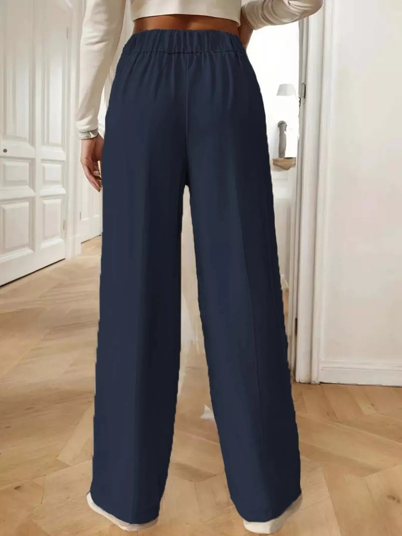 Full Size High - Waisted Wide - Leg Pants Plus Size - Bela Fils BoutiqueBela Fils Boutique