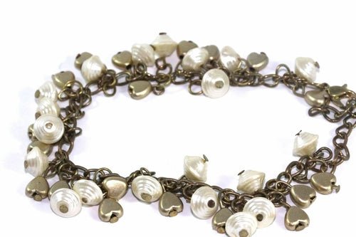Golden Hearts & Shells Charm Bracelet - Bela Fils BoutiqueBraceletsBela Fils Boutique