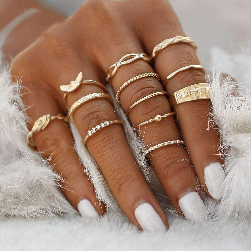 Golden Ring Set - Bela Fils BoutiqueRingsBela Fils Boutique
