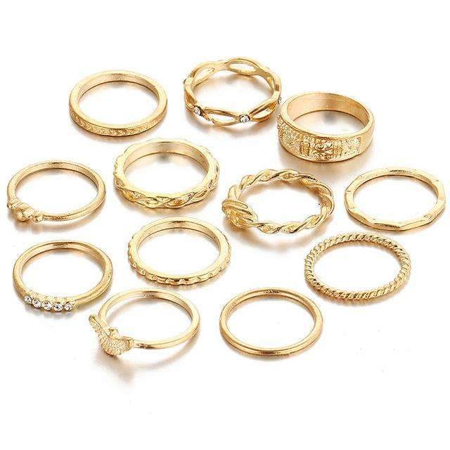 Golden Ring Set - Bela Fils BoutiqueRingsBela Fils Boutique