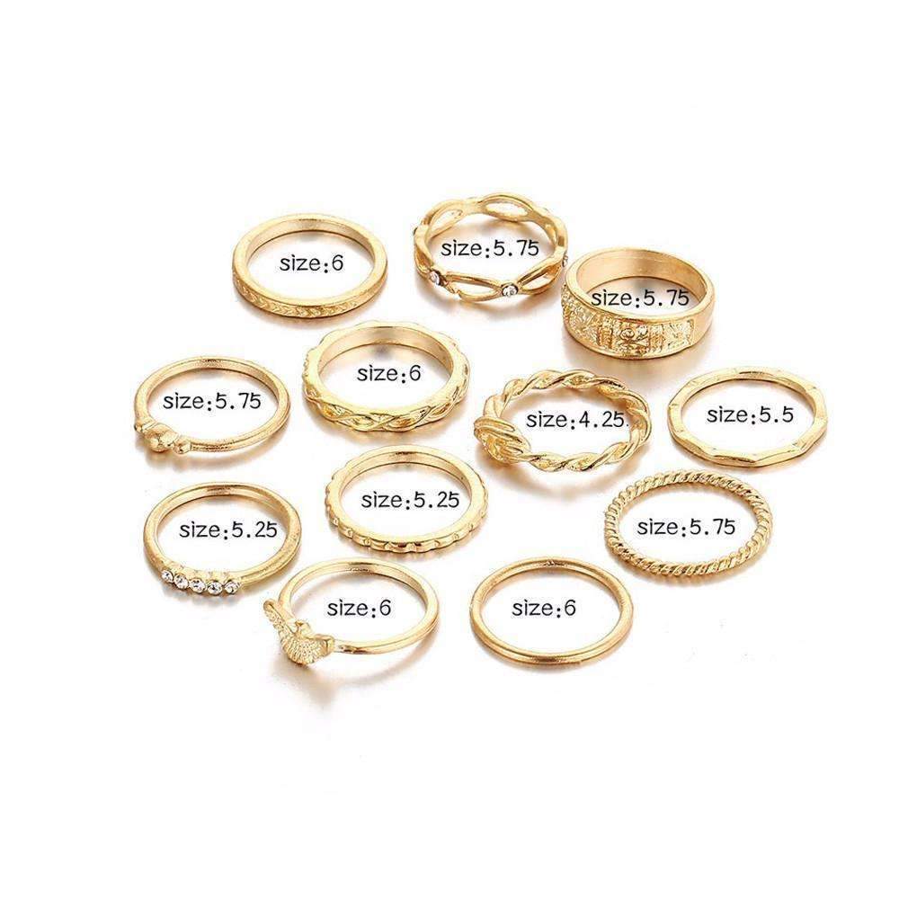 Golden Ring Set - Bela Fils BoutiqueRingsBela Fils Boutique