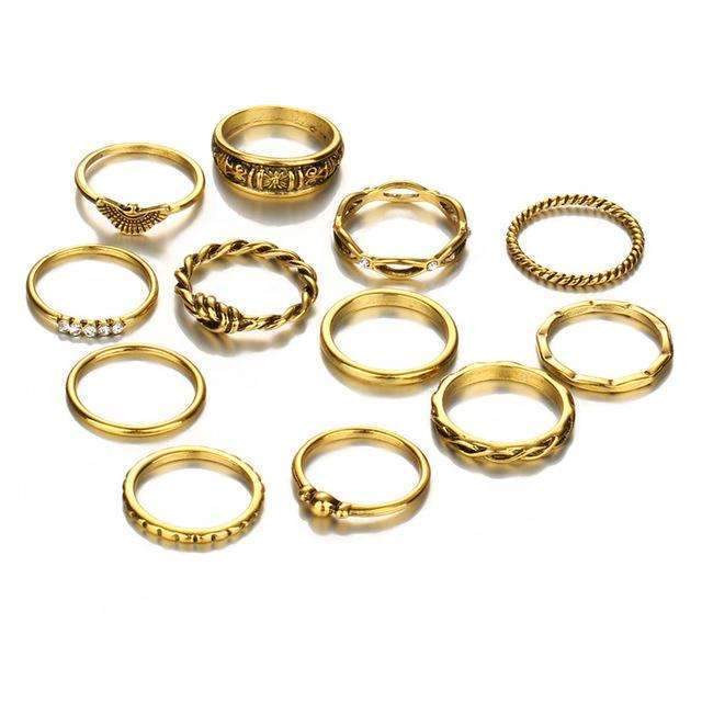 Golden Ring Set - Bela Fils BoutiqueRingsBela Fils Boutique