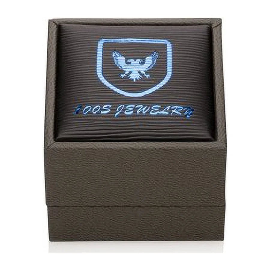 Gunmetal Tungsten Ring with Koa Wood & Blue Opal Inlay - Bela Fils BoutiqueBela Fils Boutique