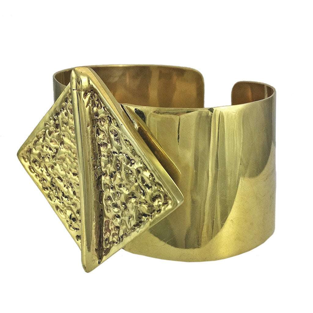 Hammered Bombshell Cuff - Bela Fils BoutiqueBraceletsBela Fils Boutique
