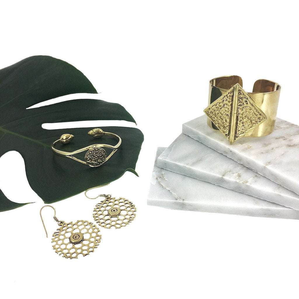 Hammered Bombshell Cuff - Bela Fils BoutiqueBraceletsBela Fils Boutique