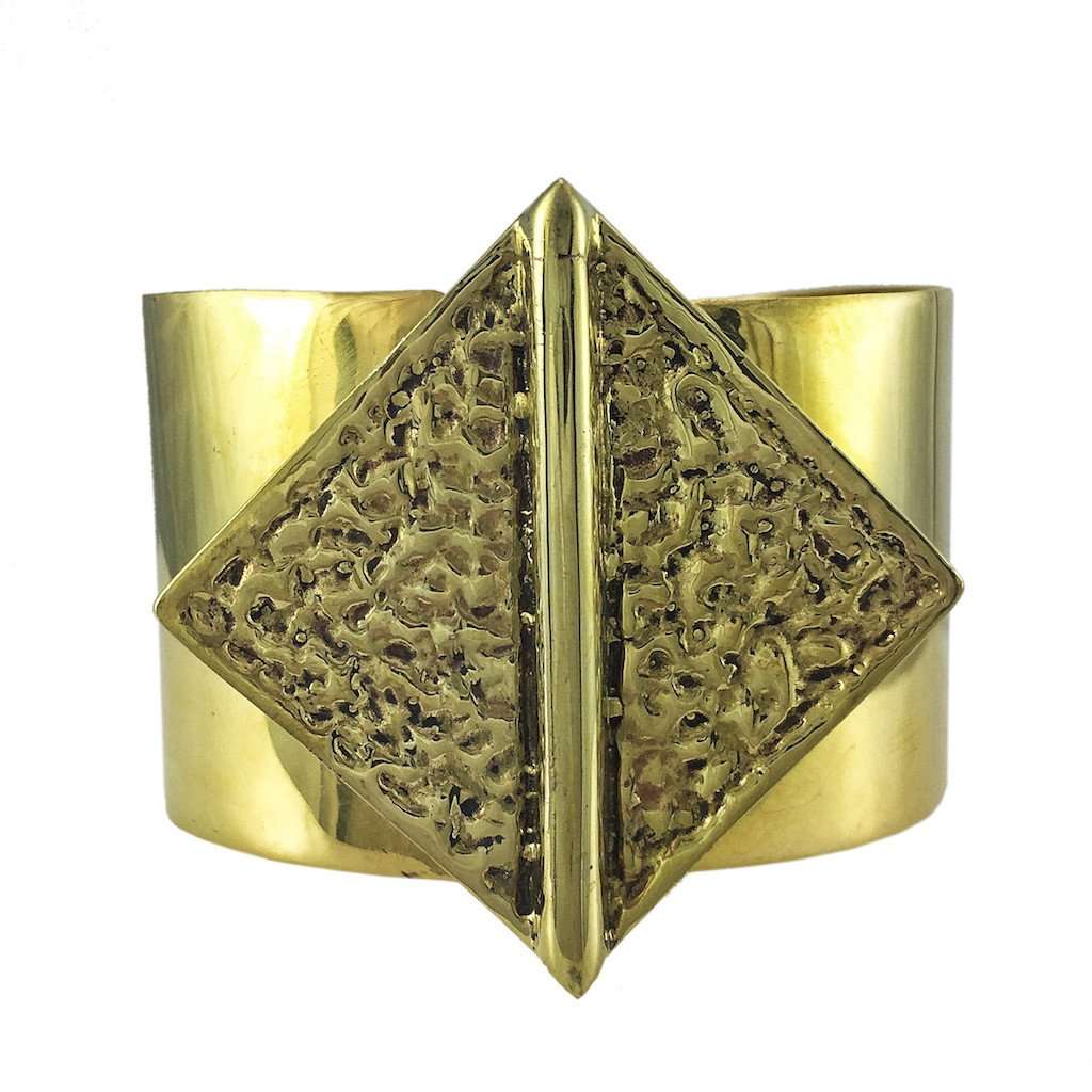 Hammered Bombshell Cuff - Bela Fils BoutiqueBraceletsBela Fils Boutique