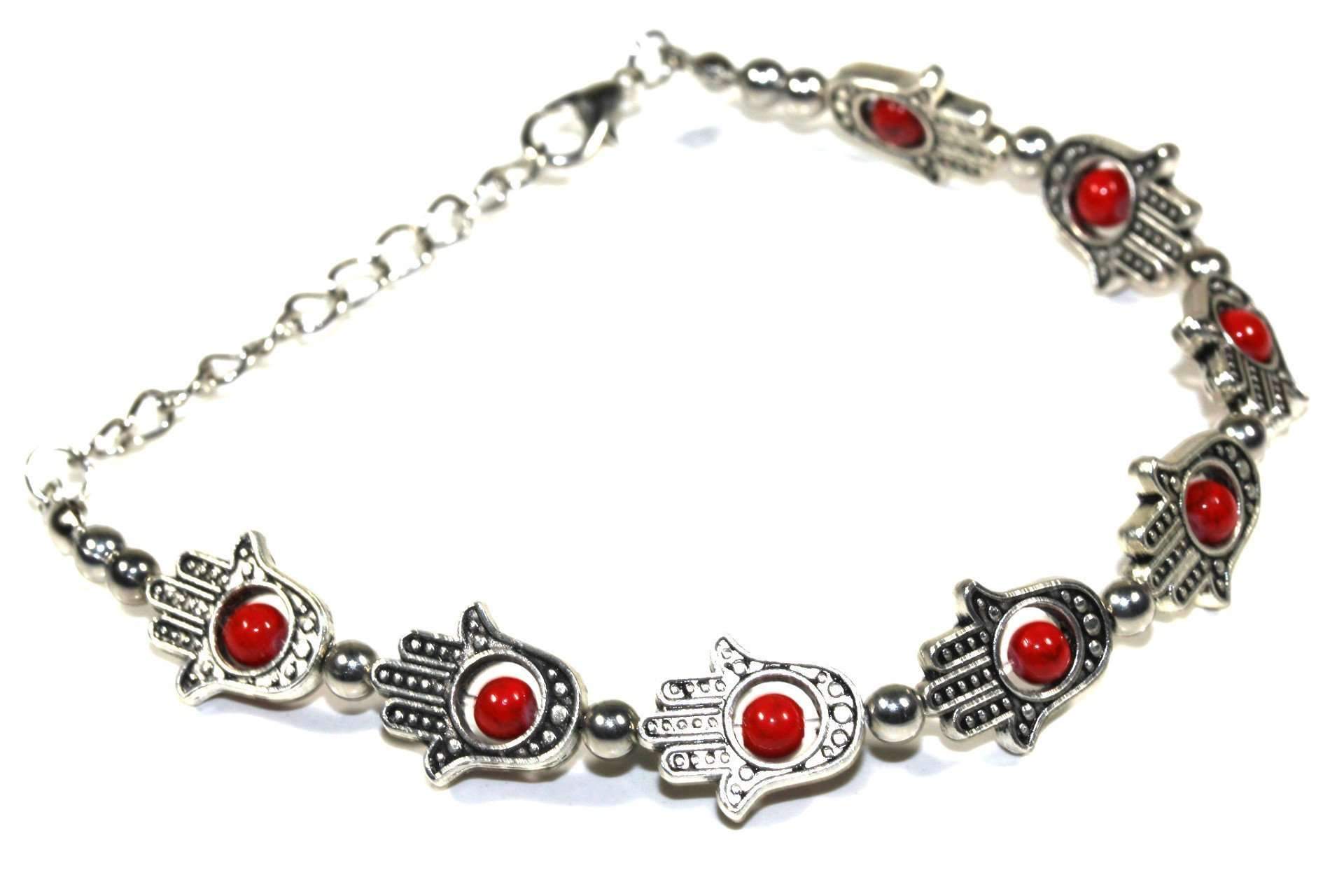 Hamsa Hands & Vibrant Bead Bracelet - Bela Fils BoutiqueBraceletsBela Fils Boutique