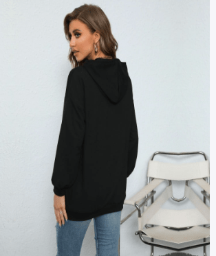 Hooded Letter-Print Sweatshirt for Women - Bela Fils BoutiqueBela Fils Boutique