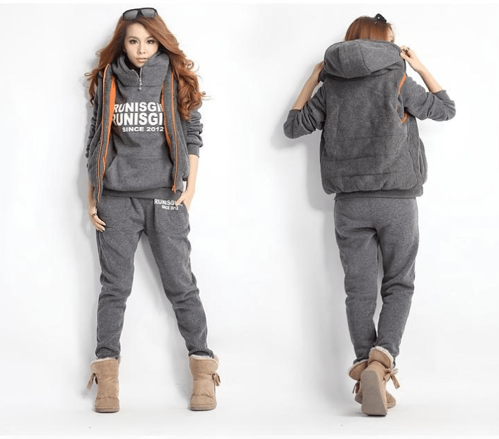 Hooded Sweatshirt Set for Women - Sporty Style - Bela Fils BoutiqueBela Fils Boutique