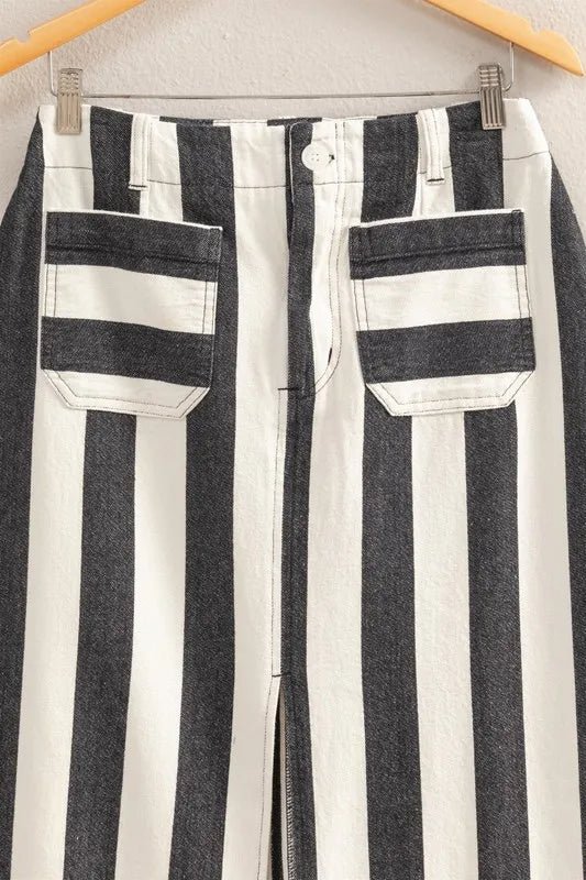 HYFVE Striped Pocket Detail Maxi Skirt - Bela Fils BoutiqueBela Fils Boutique