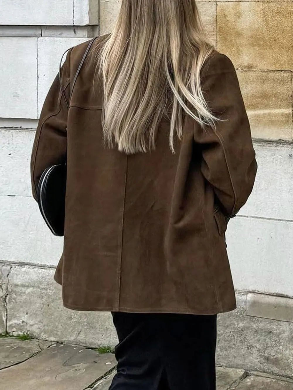 Lapel Collar Button Up Jacket - Bela Fils BoutiqueBela Fils Boutique