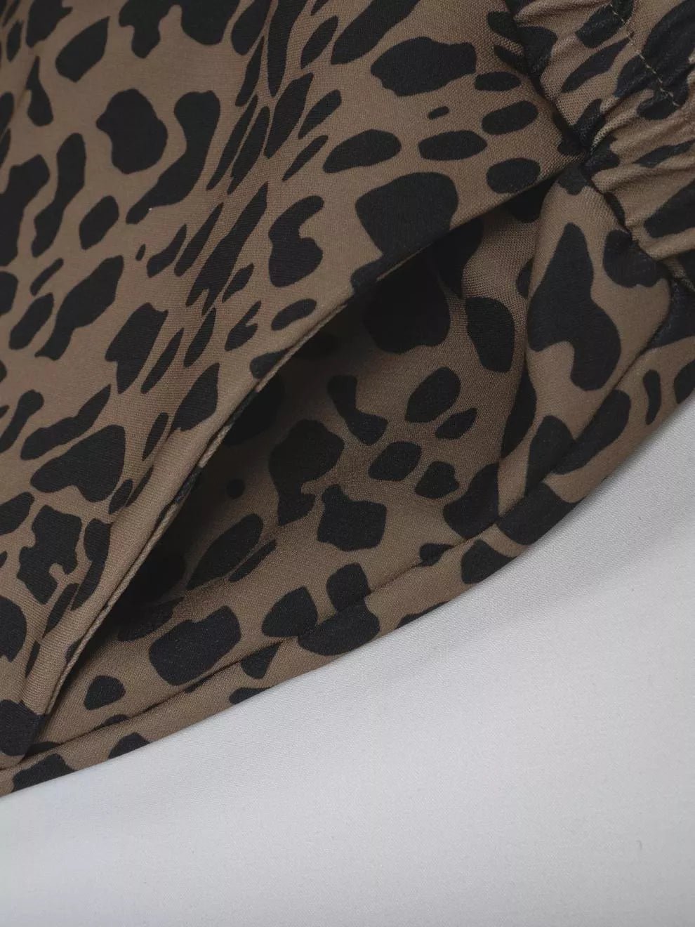 Leopard Drawstring Wide Leg Pants - Bela Fils BoutiqueBela Fils Boutique
