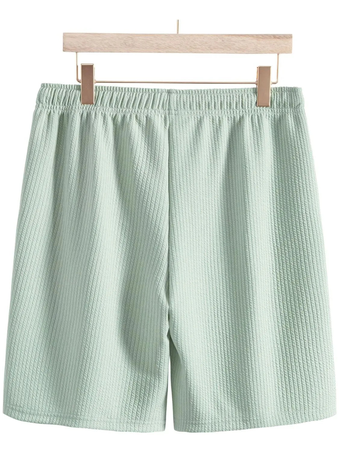 Men's Ribbed Short Sleeve Shirt and Shorts Set - Bela Fils BoutiqueBela Fils Boutique