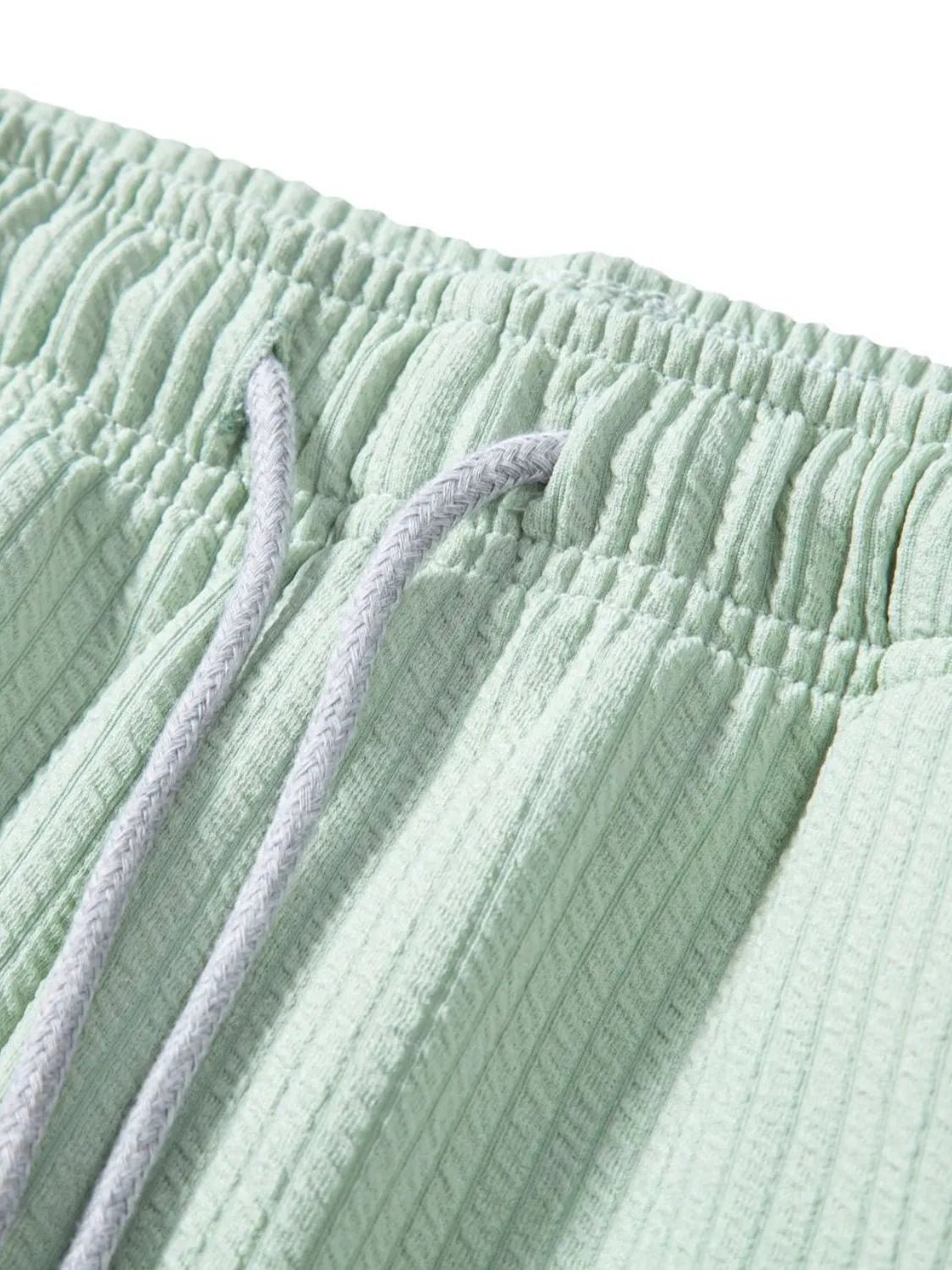 Men's Ribbed Short Sleeve Shirt and Shorts Set - Bela Fils BoutiqueBela Fils Boutique